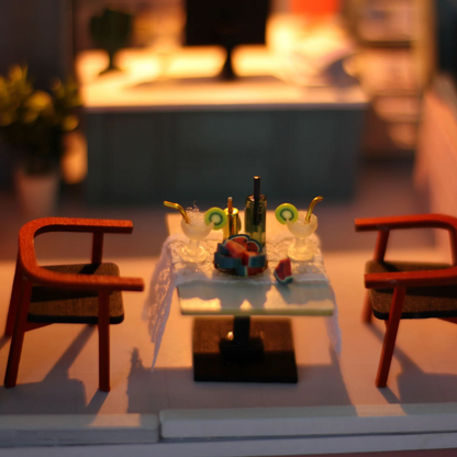 Pink Cafe DIY Miniature Kit