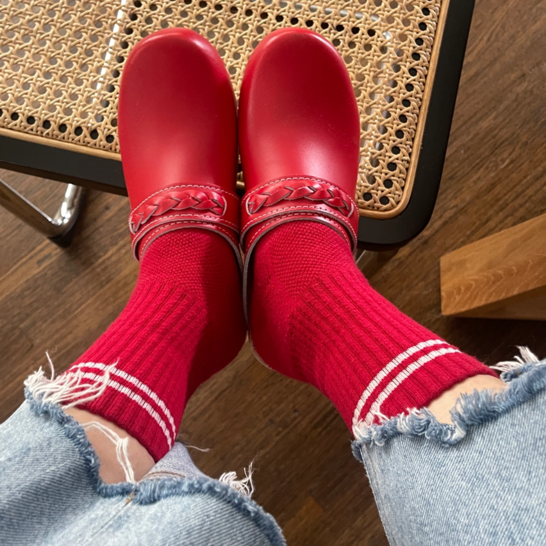 Red Boyfriend Socks