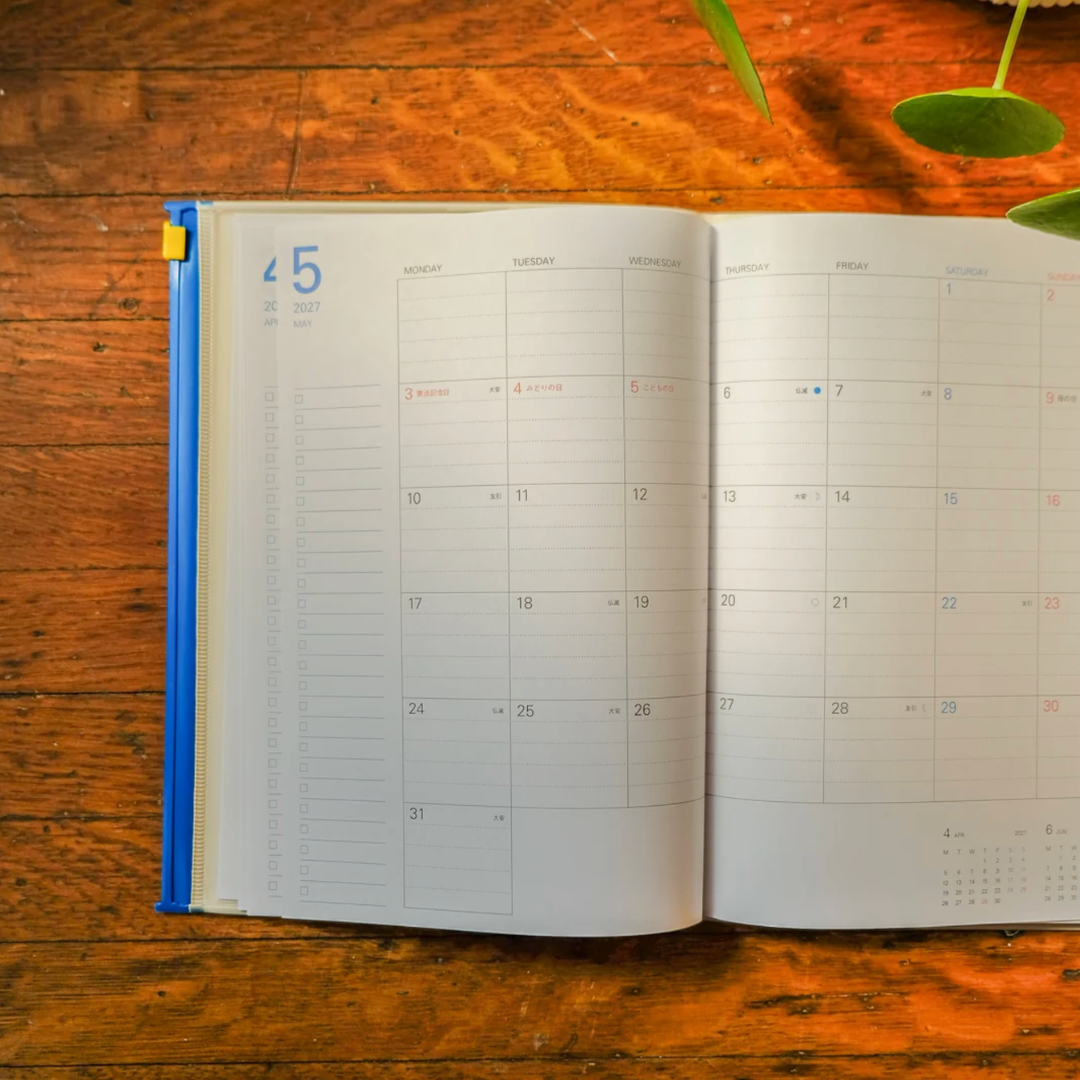 Pink A5 Storage.It 2027 Monthly Schedule