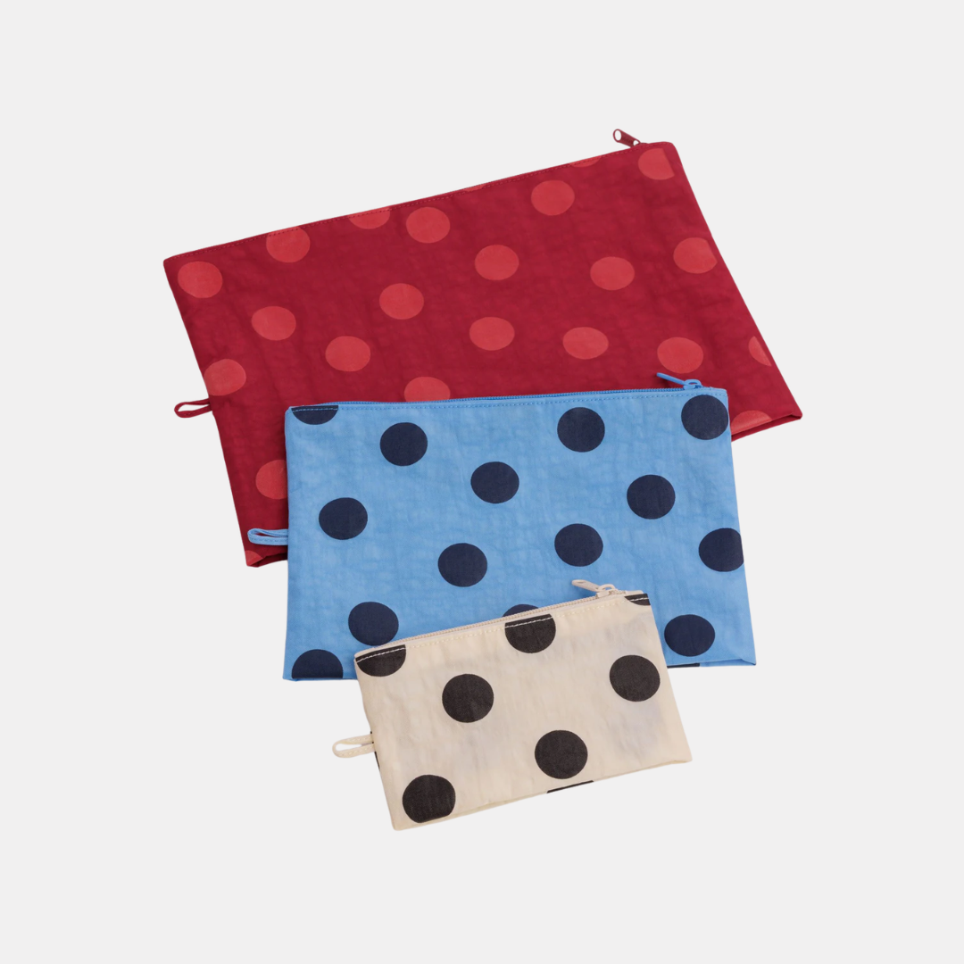 Polka Dot Mix Go Pouch Set