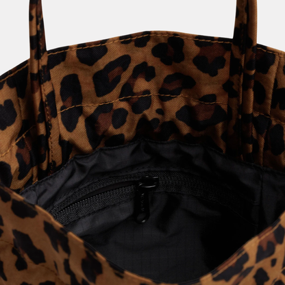 Leopard Nylon Drawstring Bag