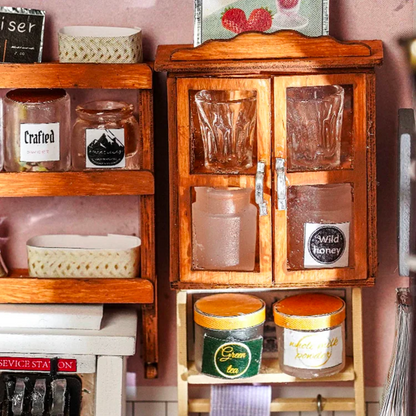 Honey Ice Cream Shop DIY Miniature Kit