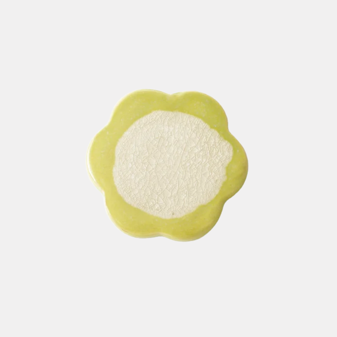 Flower Stoneware Coaster