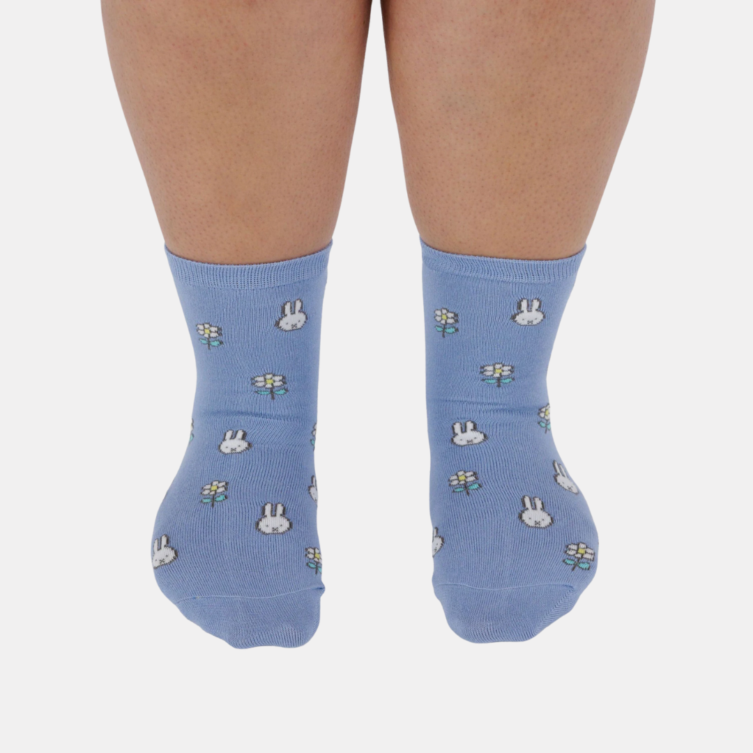 Blue Miffy Crew Socks