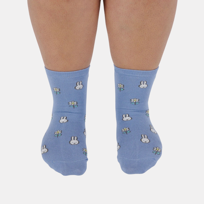 Blue Miffy Crew Socks