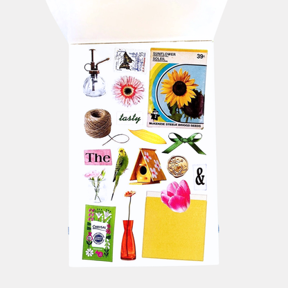 In The Garden Junk Journal Sticker Book