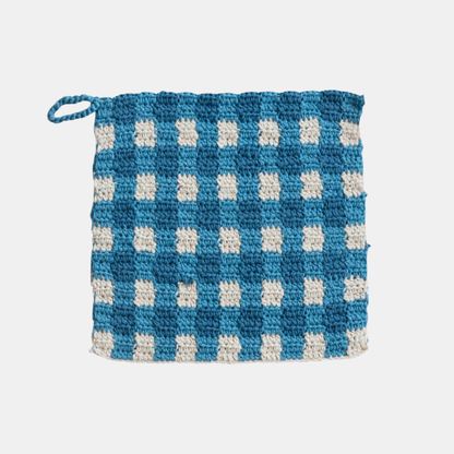 Crochet Checkered Pot Holder