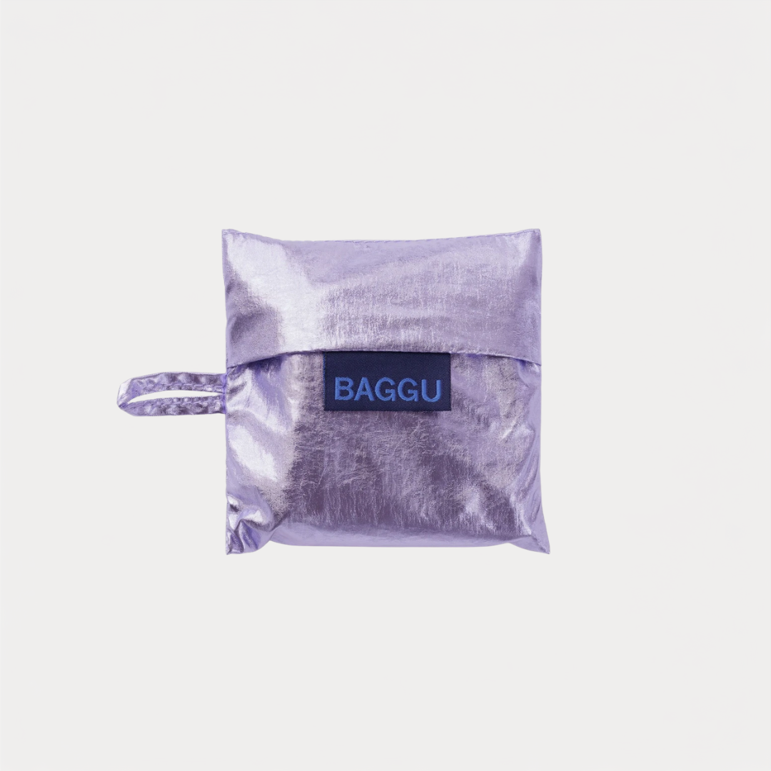 Lavender Metallic Baby Baggu