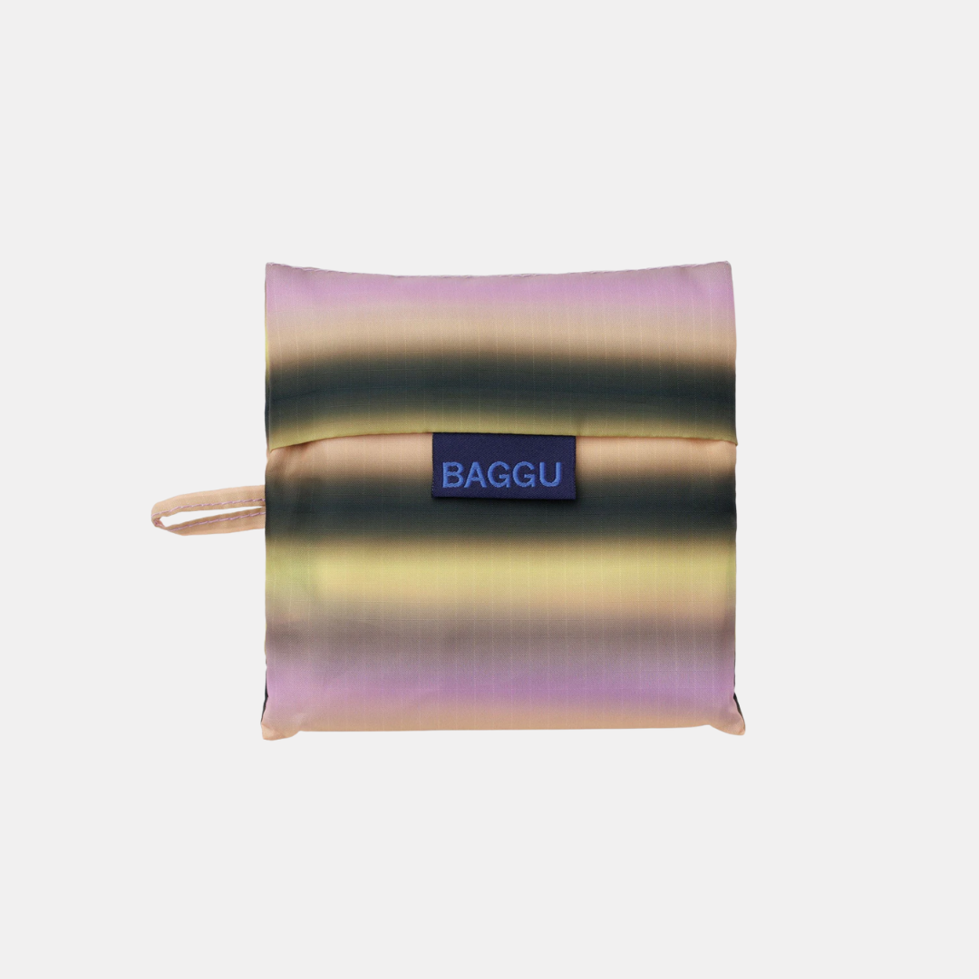 Gradient Stripe Pink & Yellow Standard Baggu