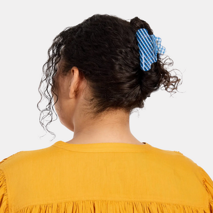 Blue Lattice Baby Nimbus Hair Claw