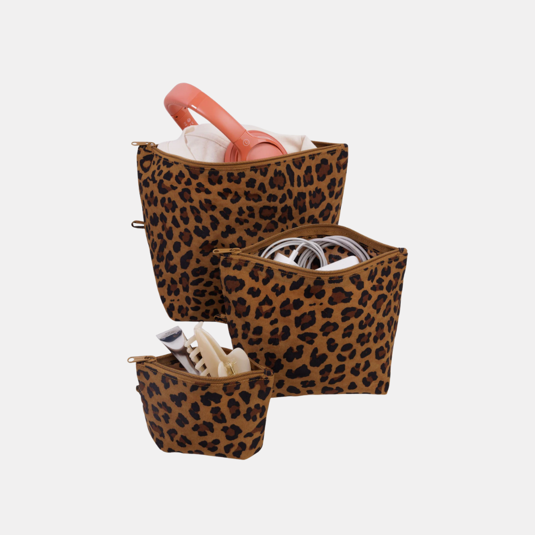 Leopard Go Pouch Set