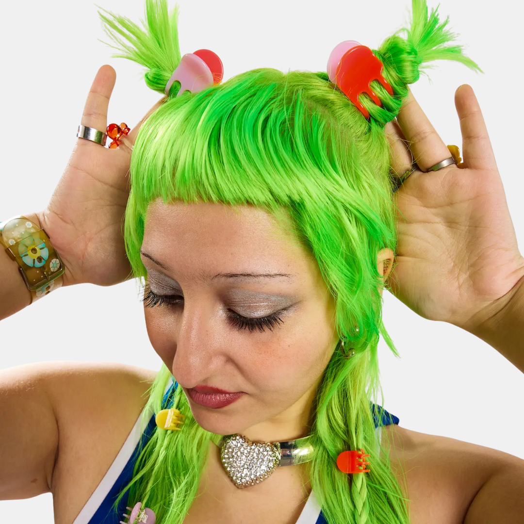 Lilac + Punch Mini Hair Claw