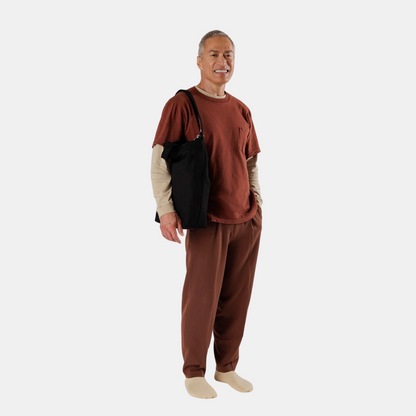 Black Zip Duck Tote