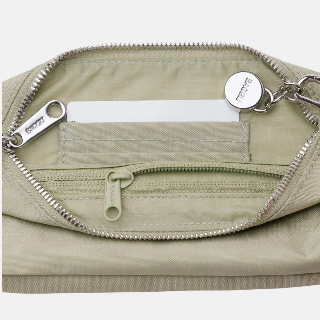 Celadon Nylon Pochette