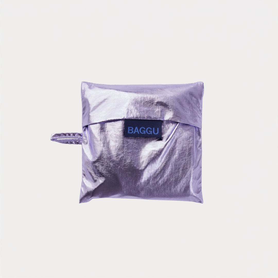 Lavender Metallic Standard Baggu