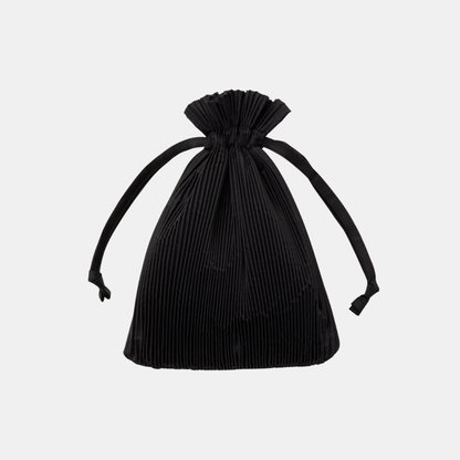 Black Pleated Baggu