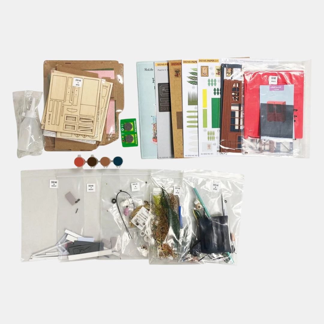 Flower Shop DIY Miniature Kit