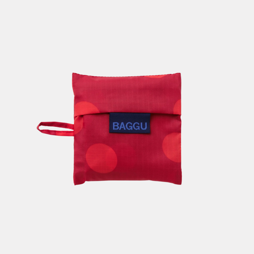 Red Polka Dot Baby Baggu