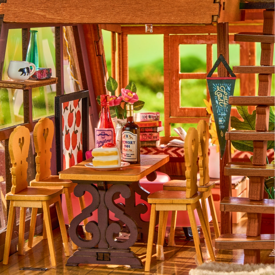 A-Frame Cabin DIY Miniature Kit