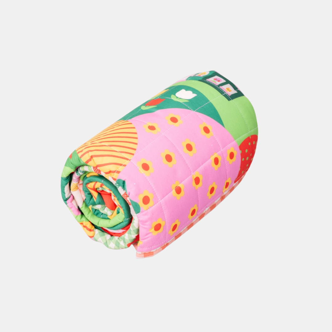 Places + Faces Quilted Blanket