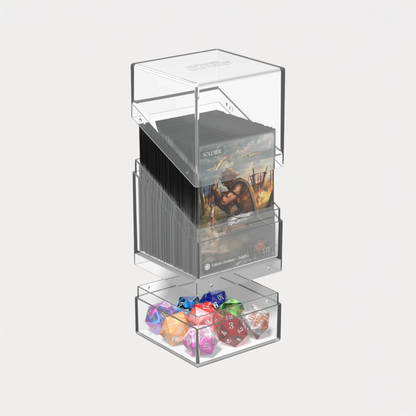 Boulder'n'Tray 100+ Clear Deck Box