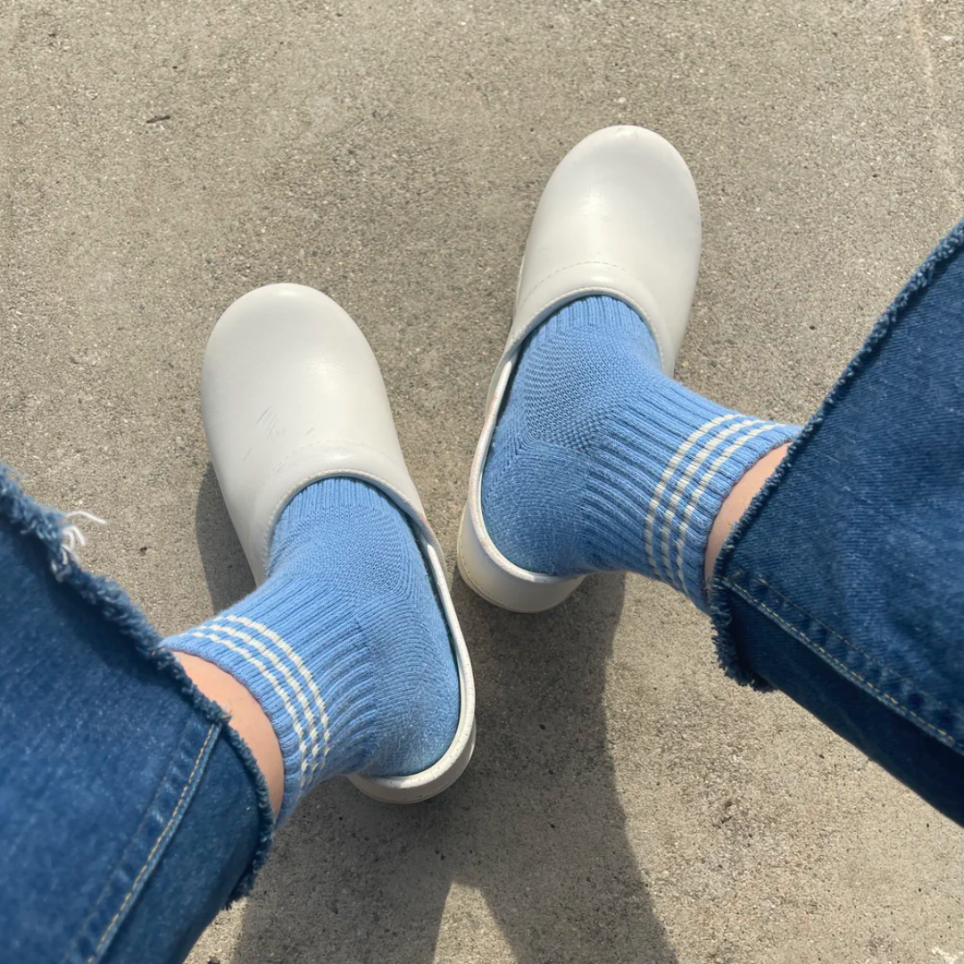 Parisian Blue Girlfriend Socks