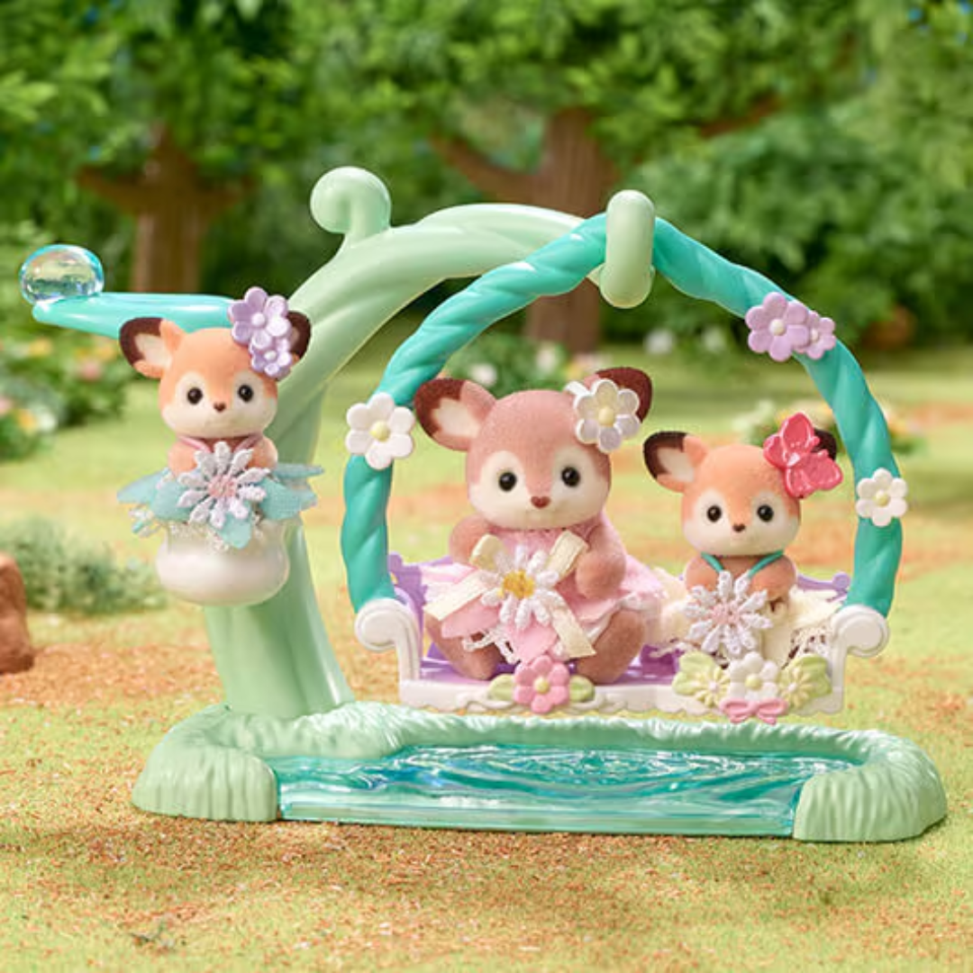 Deer Babies Floral Swing Set Calico Critters