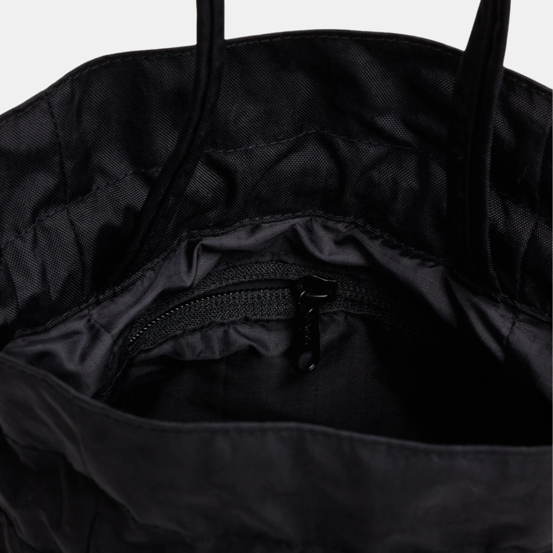 Black Nylon Drawstring Bag
