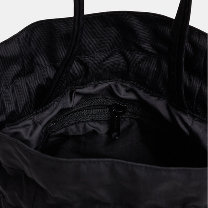 Black Nylon Drawstring Bag