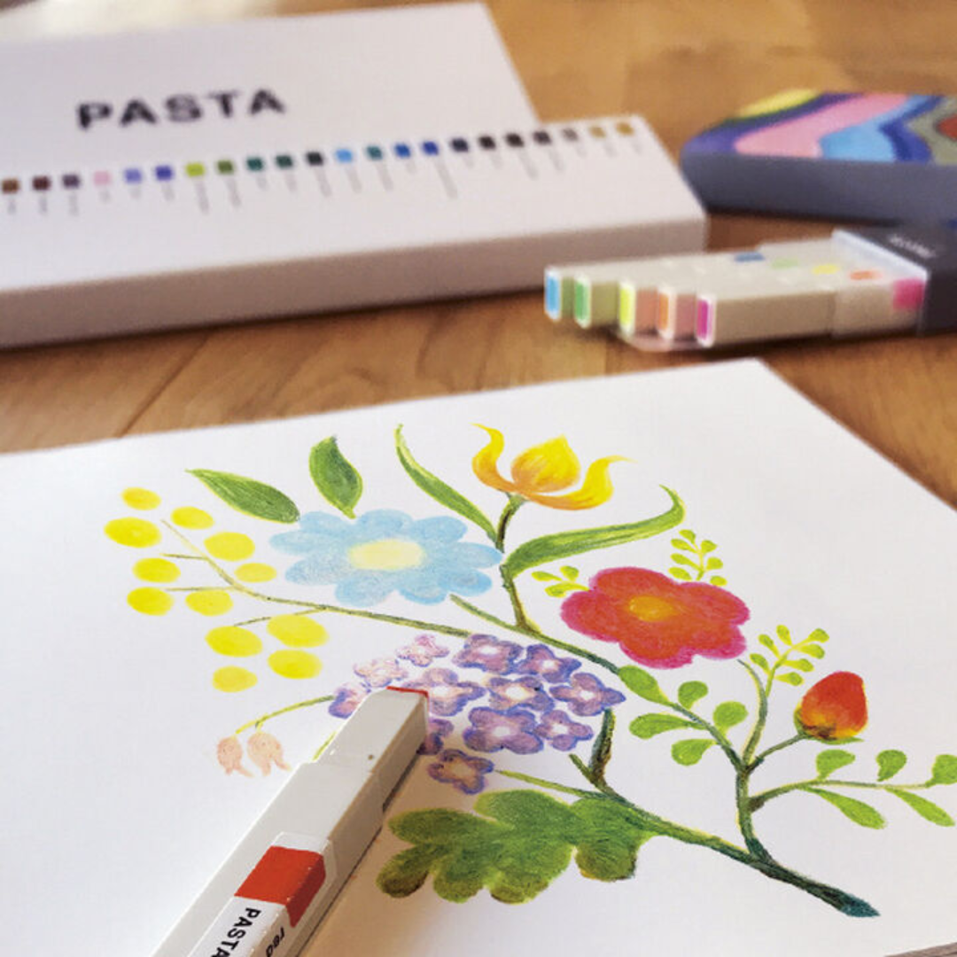 Pasta Marker Pen Fluorescent 5-pack