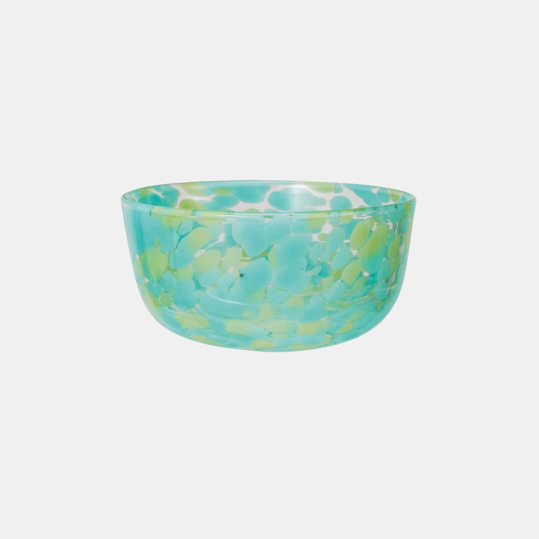 Blown Confetti Glass Bowl