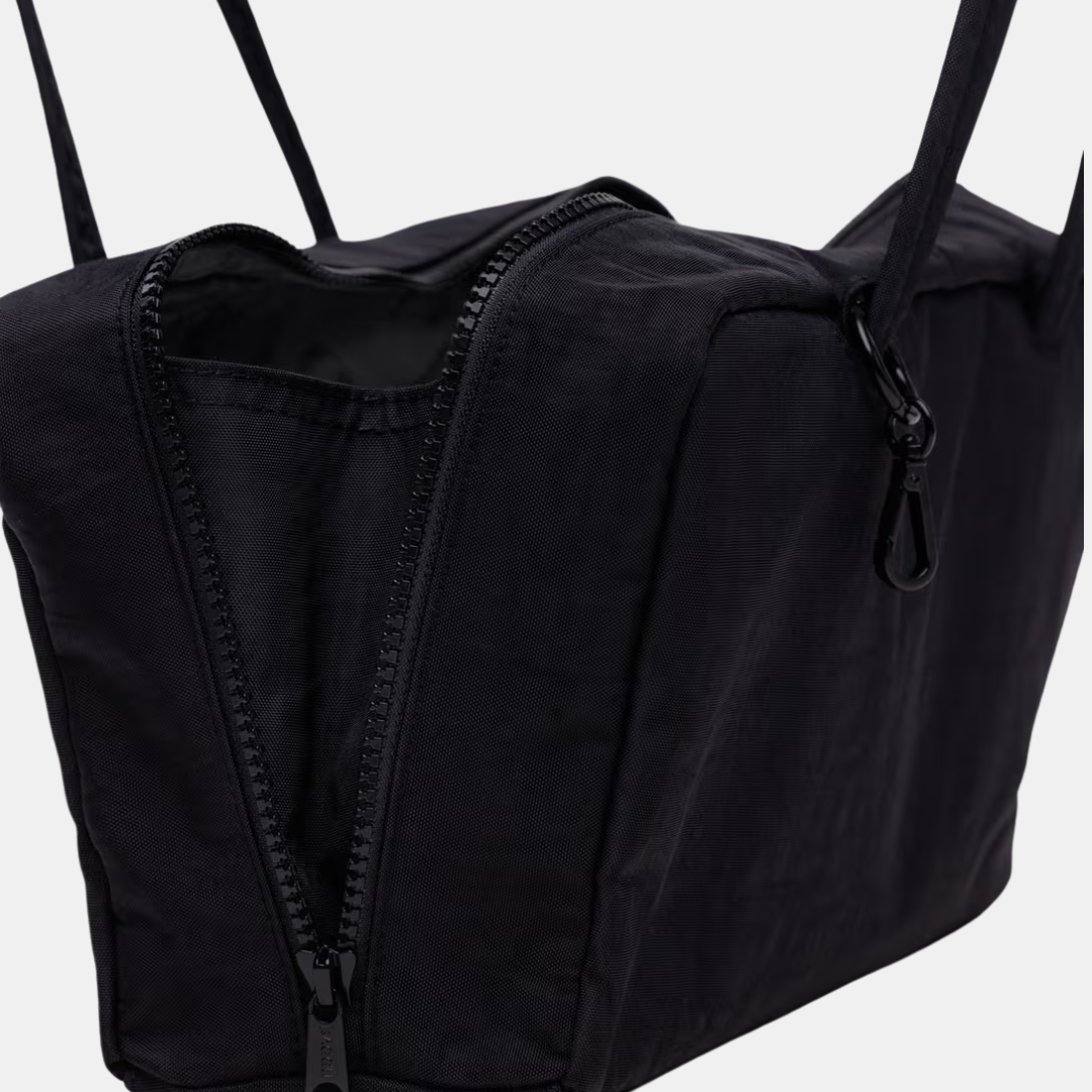 Black Nylon Bowler Bag