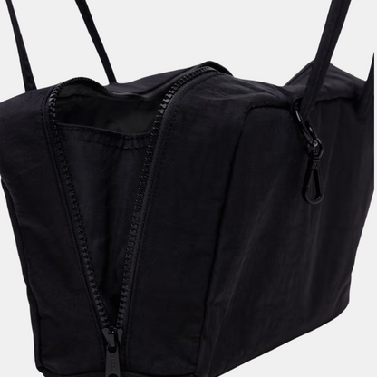 Black Nylon Bowler Bag