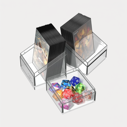Boulder'n'Tray 100+ Clear Deck Box