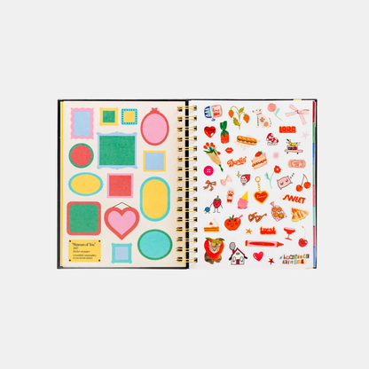 Black Floral 2027 Planner