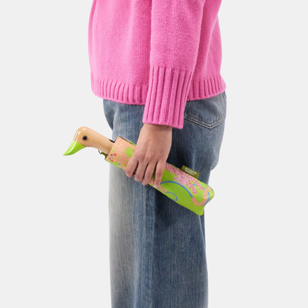 Lime Arty Cats Original Duckhead Umbrella