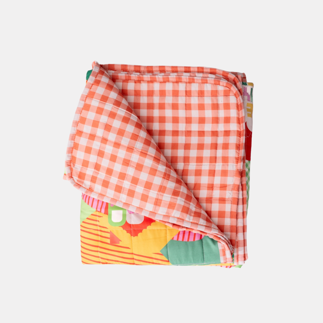 Places + Faces Quilted Blanket