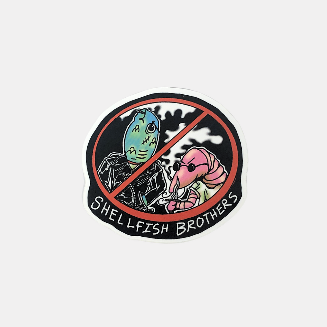 Shellfish Allergy Sticker