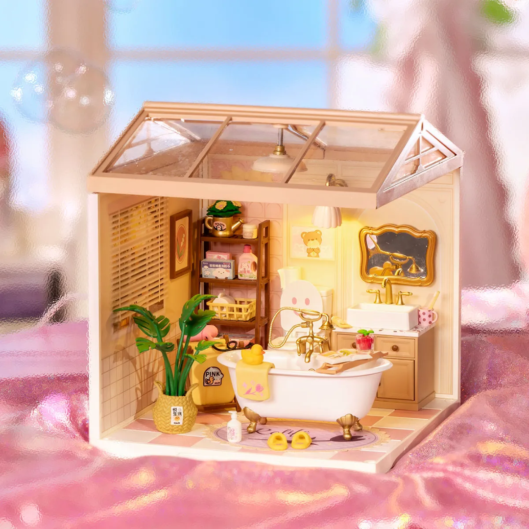Pop Bubble Bathroom DIY Miniature Kit