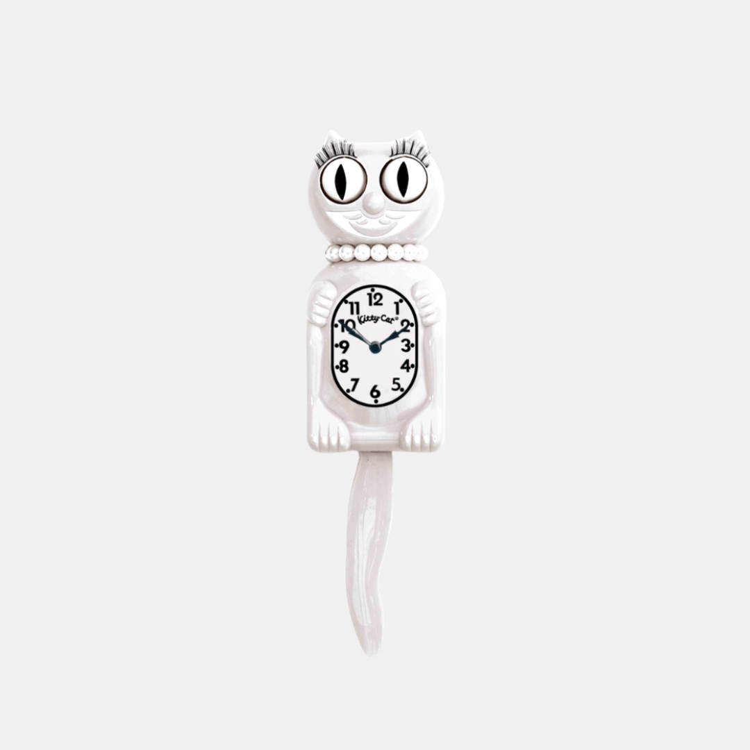 White Kit-Cat Klock