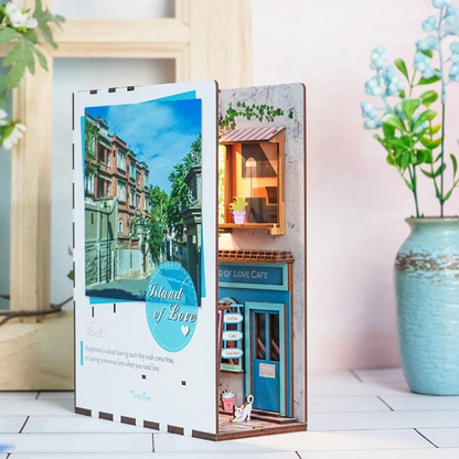 Island of Love Book Nook DIY Miniature Kit