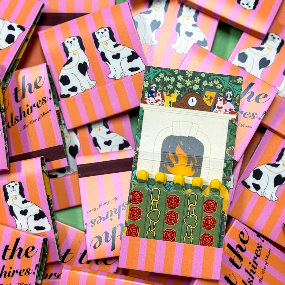 Staffordshire Dog Matchbook