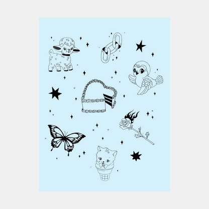 Birthday Flash Print