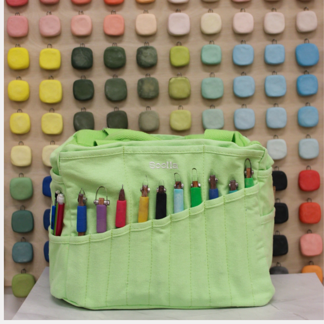 Soolla Lime Art Studio Bag