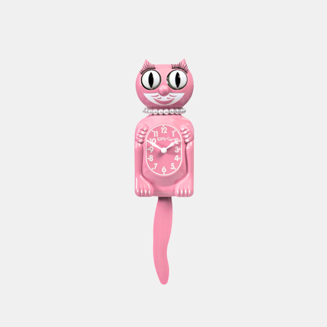Pink Satin Kit-Cat Klock