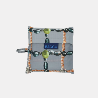 Beaded Plaid Standard Baggu
