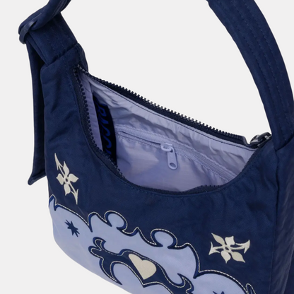 Western Applique Mini Nylon Shoulder Bag