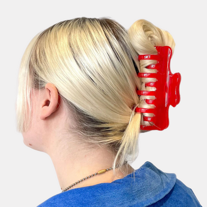 Candy Red Large Jojo Hair Claw