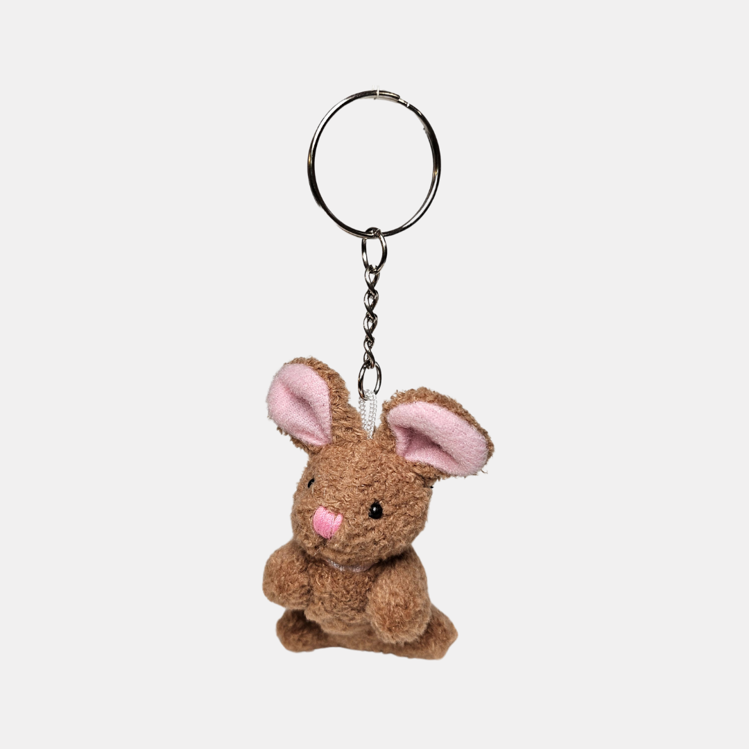 Mini Plush Bunny Keychain