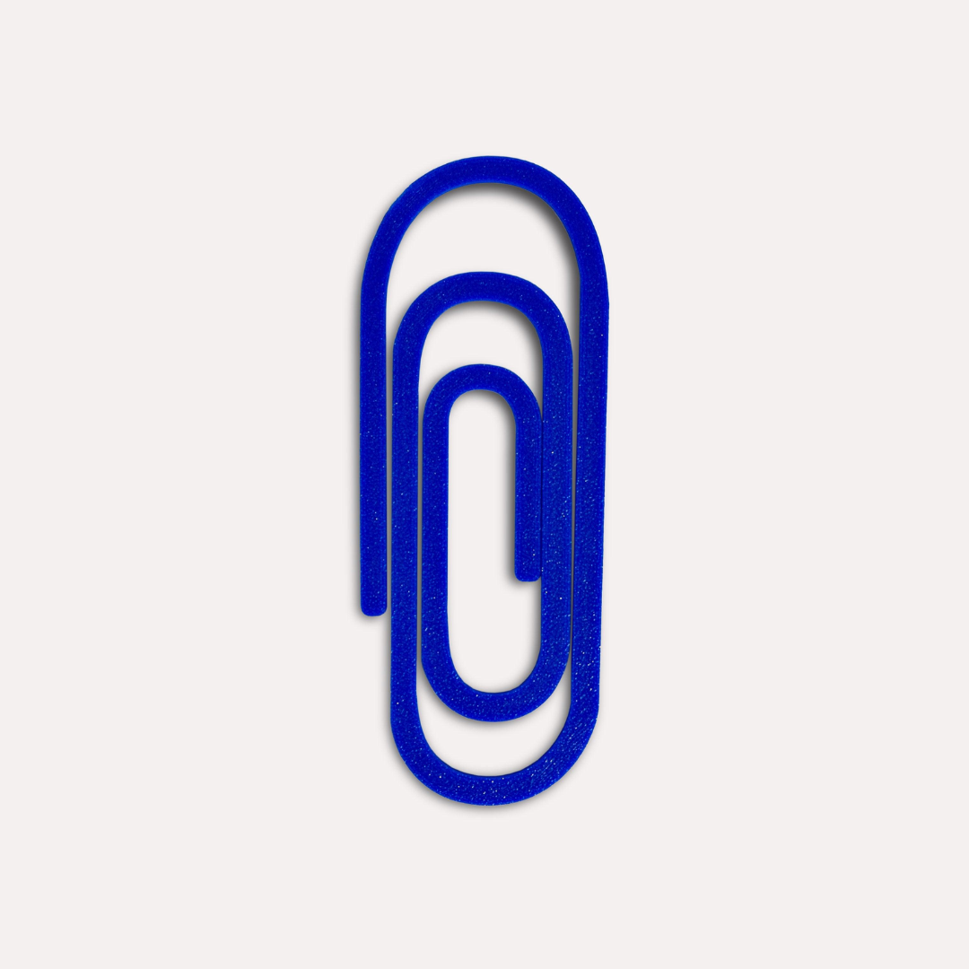 Paperclip 3D Printed Bookmark